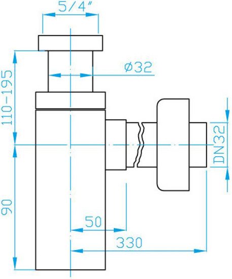 Сифон Plast Brno EMCR004 фото 2