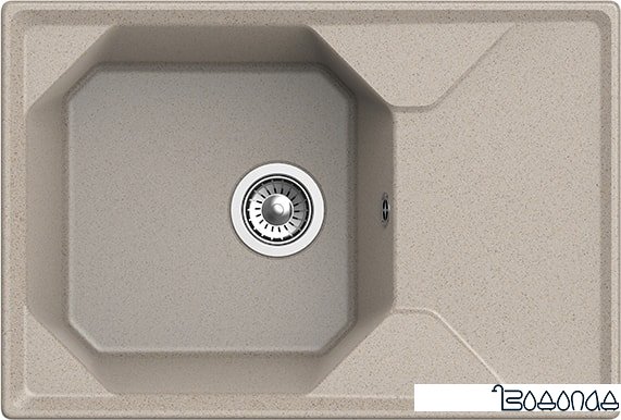 Кухонная мойка GranFest GF-U-740L (песочный)