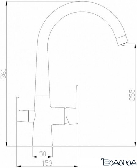 Смеситель ZorG SH 819 CR Смеситель ZorG SH 819 CR