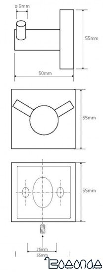 Крючок для ванны Bemeta Beta 132106032 фото 2