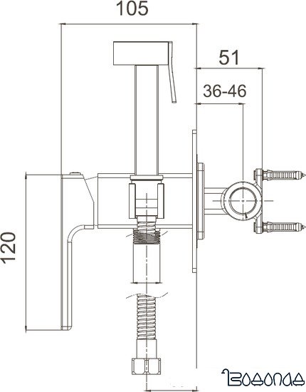 Смеситель Gappo G7218