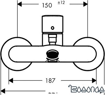 Смеситель Hansgrohe Talis E 71740000 (хром)