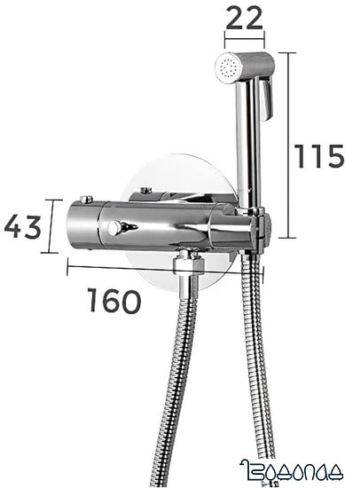 Гигиенический душ Gappo G7290