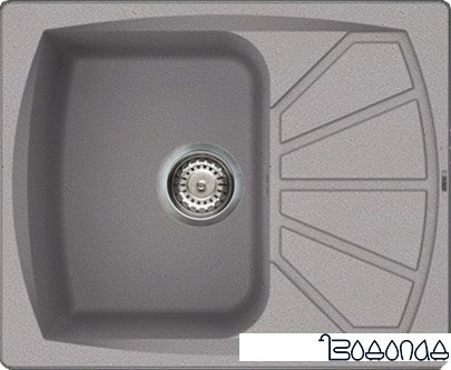 Кухонная мойка Elleci Living 125 Grigio 55