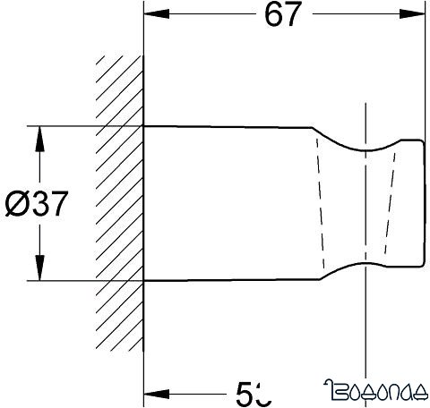 Держатель душевой лейки Grohe Rainshower 27056000