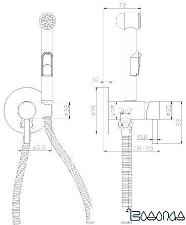 Смеситель Rossinka Silvermix X25-51