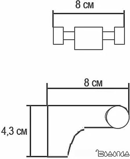Крючок для ванны Ekko E3405-2
