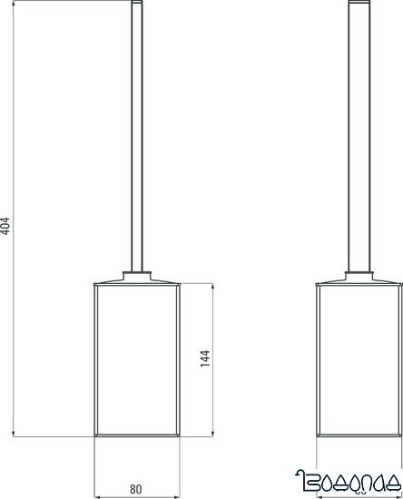Ершик для унитаза Deante Mokko ADM A712 (белый) фото 3
