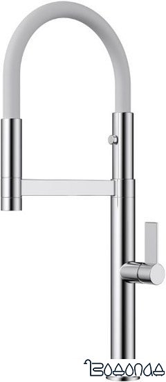 Смеситель Omoikiri Osaka C-WH (хром/белый)