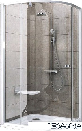 Душевой уголок Ravak Pivot PSKK3 100 (белый/прозрачное) фото 1