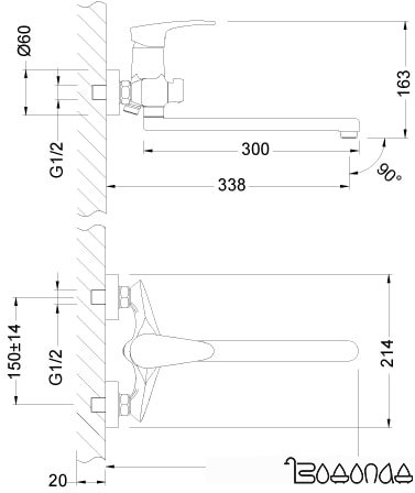 Смеситель Lemark Linara LM0451C