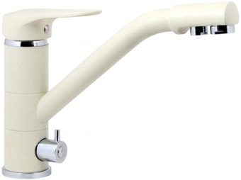 Смеситель ZorG Tempo (слоновая кость) Смеситель ZorG Tempo (слоновая кость)