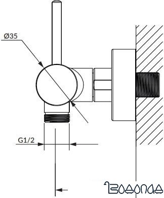 Смеситель Omnires Y Y1240CR