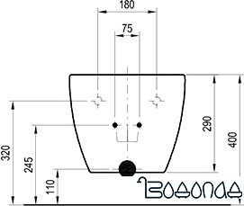 Биде Ravak Uni Chrome X01517 фото 4