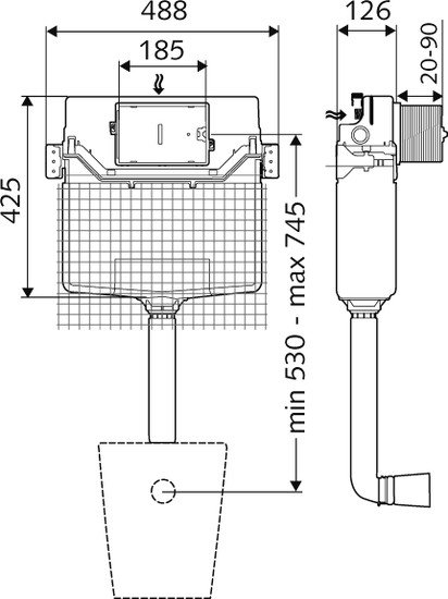 Инсталляция для унитаза Schell Montus C120 N 03 073 00 99