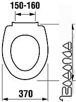 Сиденье для унитаза Jika Zeta 8903960000631