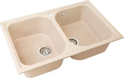 Кухонная мойка Gran-Stone GS-15 (328 бежевый)