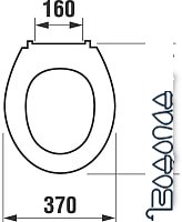 Сиденье для унитаза Jika Lyra 8925153000639 фото 3