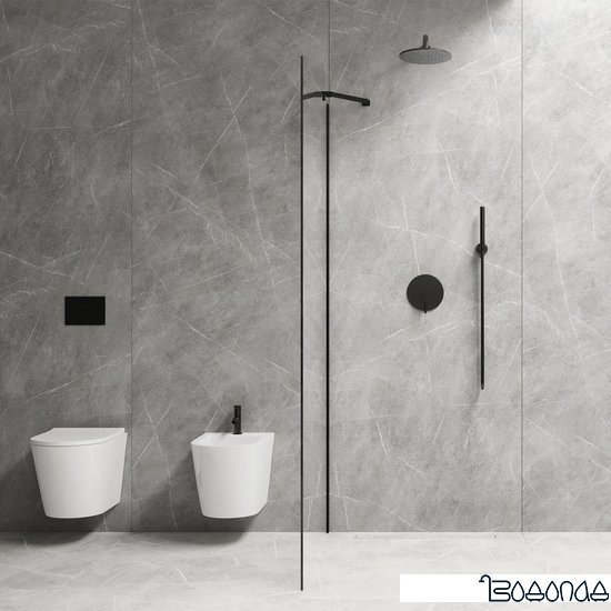 Душевая стенка Omnires Marina DNR90XBLTR фото 4