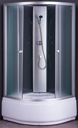 Душевая кабина Coliseum SW-90 90x90 с высоким поддоном (матовое стекло)