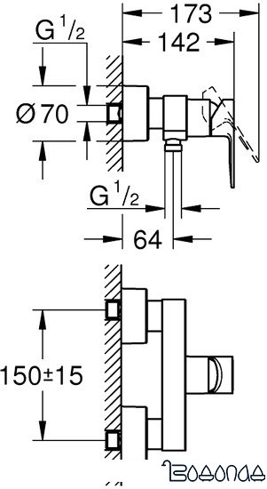 Смеситель Grohe Lineare 33865001 фото 2
