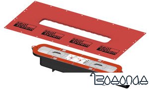 Сифон Tece Drainprofile 673002 (боковой слив) фото 1