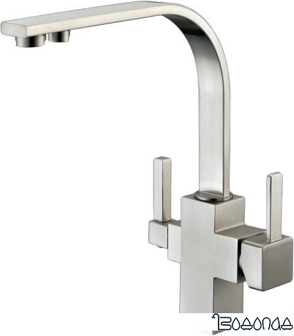 Смеситель ZorG ZR 332 YF Никель