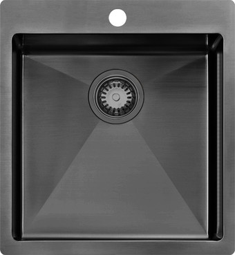 Кухонная мойка ZorG ZRN 5045 Nano PVD Gunblack