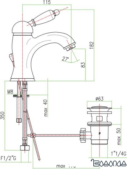 Смеситель Fiore Imperial 83 CR 5221