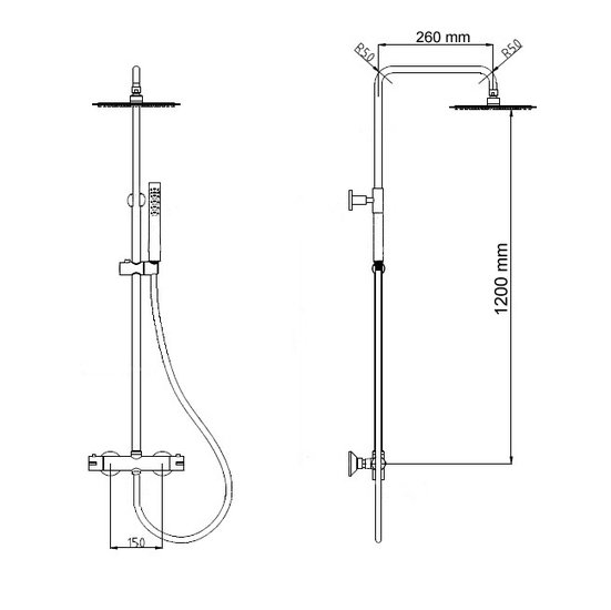 Душевая система RGW SP-21 фото 4