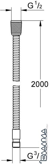 Душевой шланг Grohe 28158000