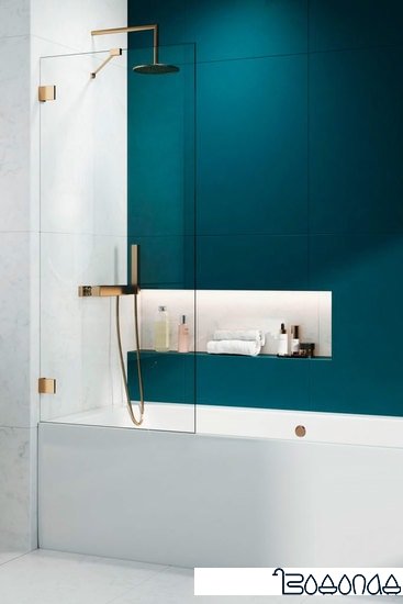 Шторка Radaway Essenza Pro Gold PNJ II 80 фото 1