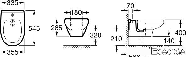 Биде Roca Victoria [35530500S]