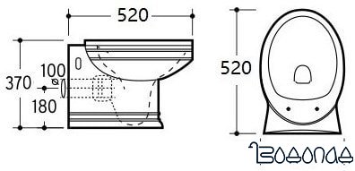 Унитаз CeramaLux 2021