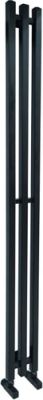Полотенцесушитель Ростела Слим 1/2" 3 перекладины 12x180 см (черный)