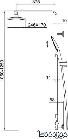 Душевая система Kaiser 35482