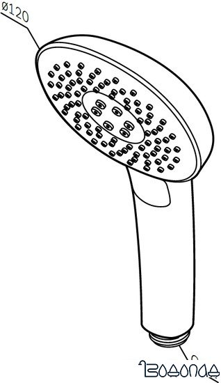 Душевая лейка AM.PM Spirit F0270A000