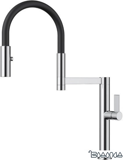 Смеситель Omoikiri Osaka C-BL (хром/черный)