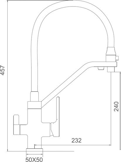 Смеситель Gappo G4317-8