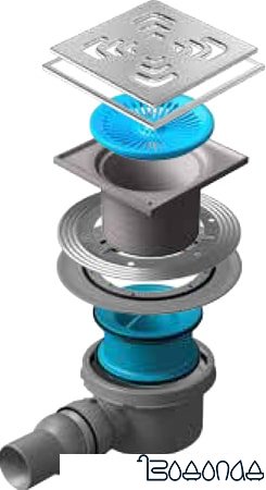 Трап/канал Pestan Confluo Standard Square 1 Mask фото 1