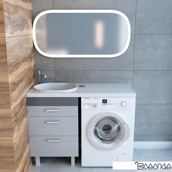 Умывальник Andrea Bruks (левый) фото 4