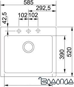Кухонная мойка Franke MRG 610-58 (оникс) Кухонная мойка Franke MRG 610-58 (оникс)