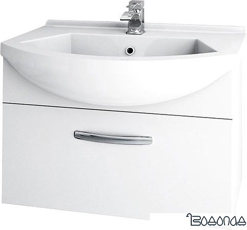 Мебель для ванных комнат Dreja Тумба Alfa New 65 99.0306 с умывальником Alfa 65 194202 фото 1