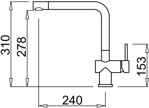 Смеситель Elleci Stream G48 Cemento
