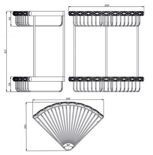 ZorG Полка AZR U-4 SL (угловая)