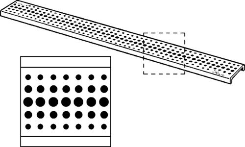 Сливная решетка Viega ER2 4960.40 571481