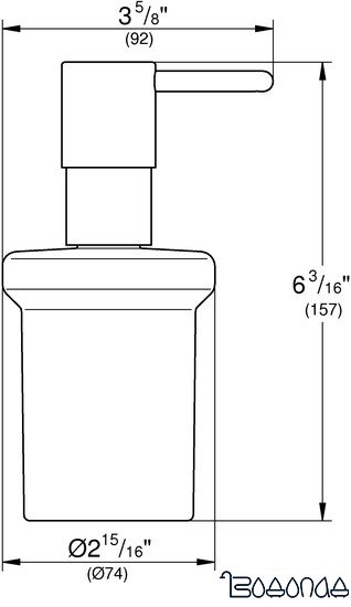 Дозатор для жидкого мыла Grohe Essentials 40394A01 фото 2
