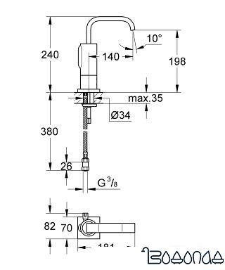 Смеситель Grohe Allure [36098000]