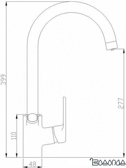 Смеситель ZorG SH 901 BLACK BR