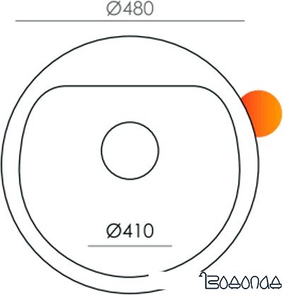 Кухонная мойка Quartz Bond 480 (дым) фото 3 Кухонная мойка Quartz Bond 480 (дым) фото 3
